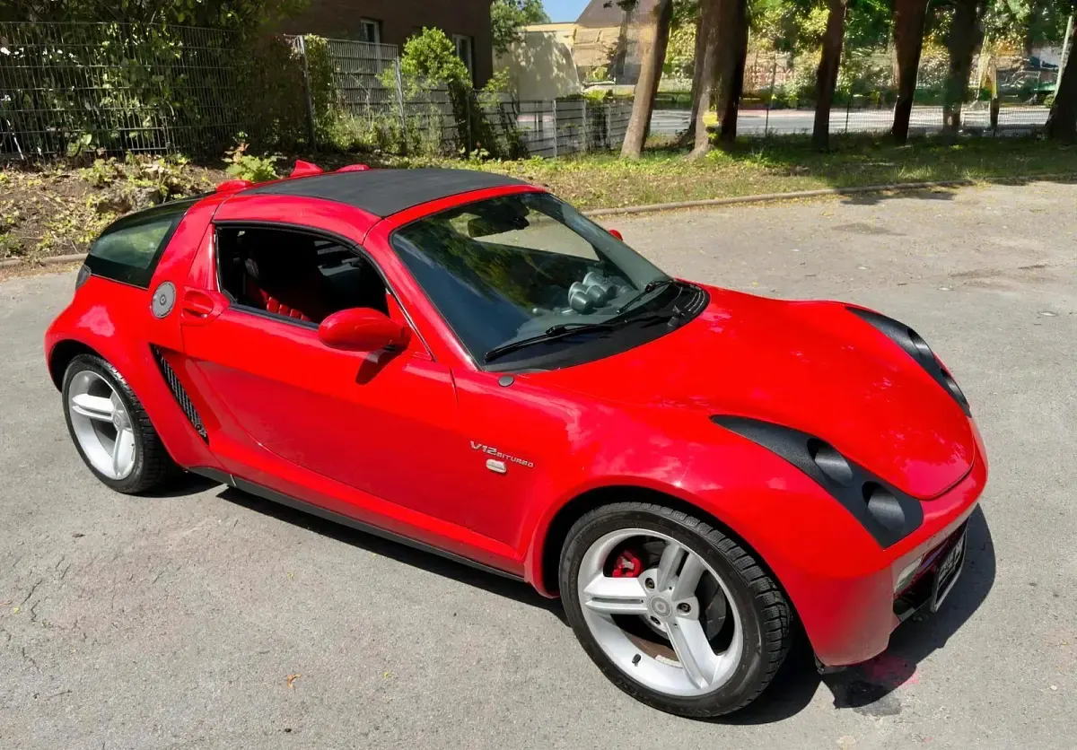 Usata Smart Roadster 101 CV (74 kW) 2005 Rosso Cabrio