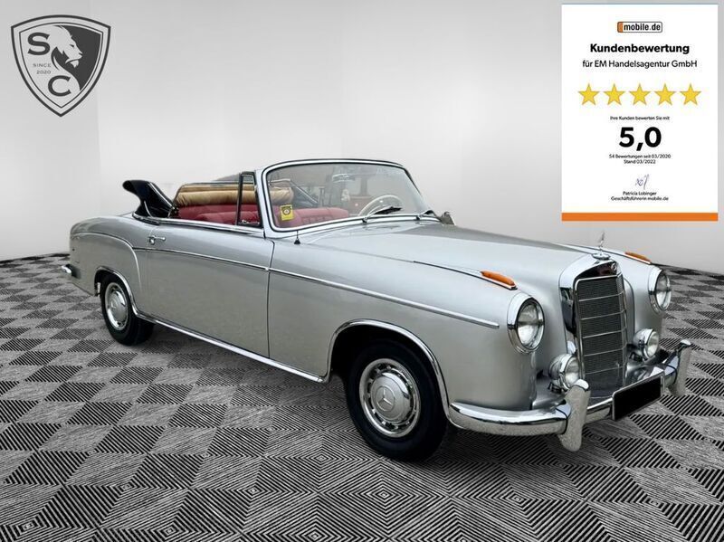 Gebraucht Mercedes 220 101 PS (74 kW) 1957 Silber Cabrio