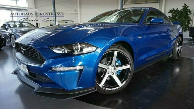 Gebraucht Ford Mustang 314 PS (230 kW) 2018 Blau metallic Coupé