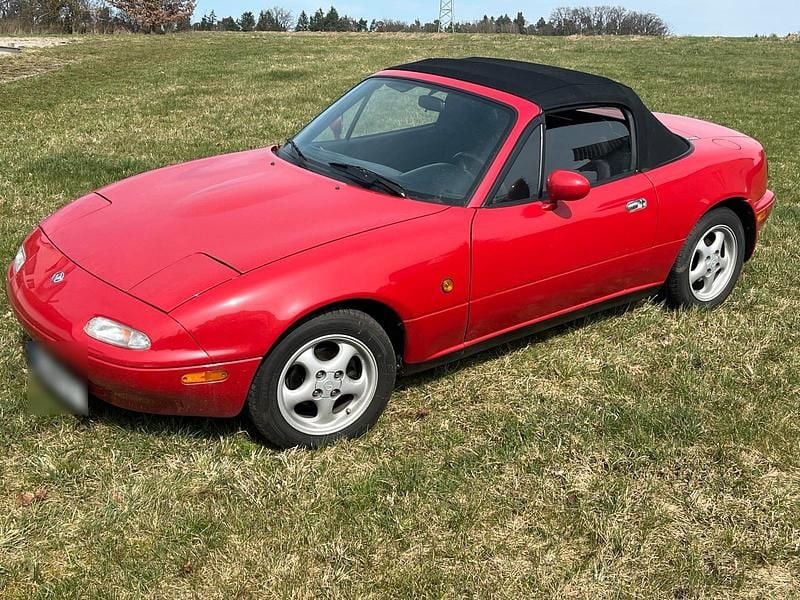 Gebraucht Mazda MX5 90 PS (66 kW) 1995 Rot Cabrio