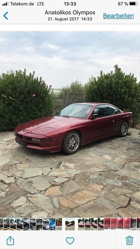 Gebraucht BMW 850 300 PS (220 kW) 1991 Rot Coupé