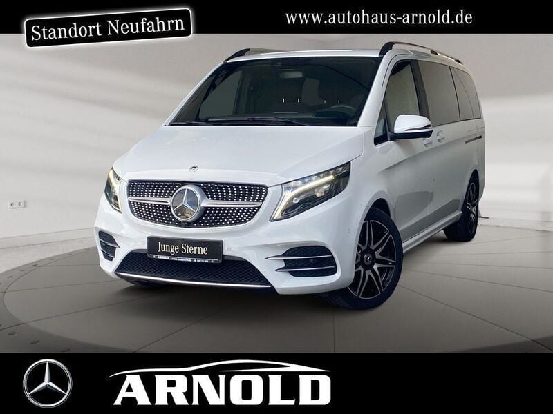 Bergkristallweiß Gebraucht 2023 Mercedes V220 AMG line Van / Kleinbus | 54.950 € (Fairer Preis) - Bild 1/4
