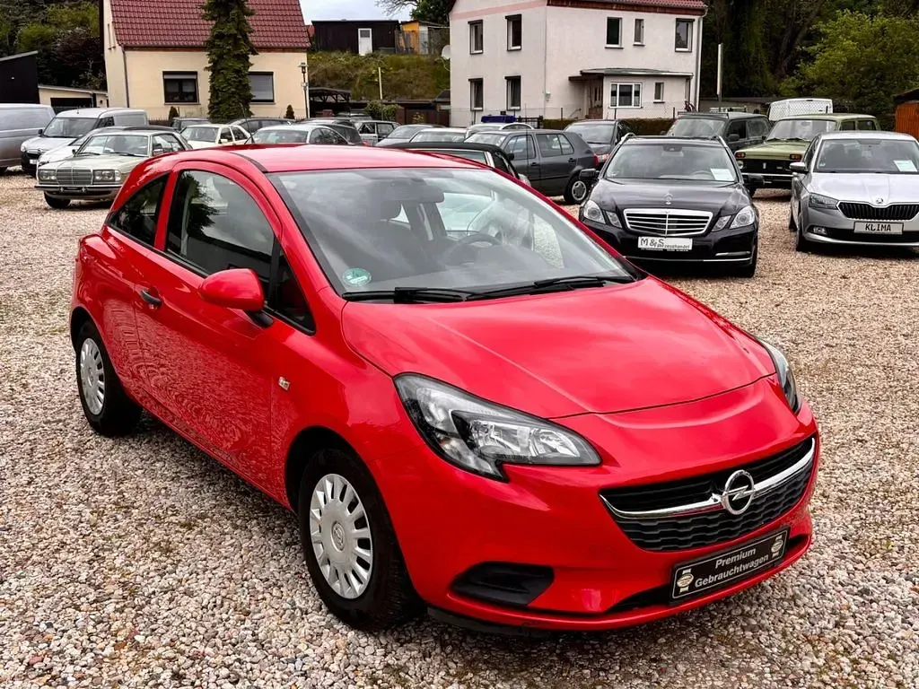 Używany Opel Corsa Selection 69 KM (50 kW) 2017 Czerwony Hatchback
