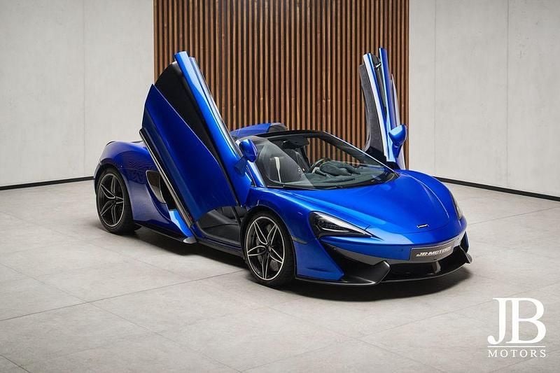Blau Gebraucht 2018 McLaren 570S Cabrio | 139.850 € (Superpreis) - Bild 1/4