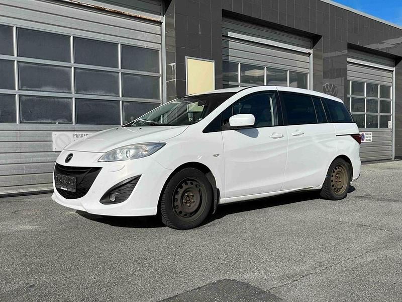 Gebraucht Mazda 5 Center-Line 150 PS (110 kW) 2011 Weiß Van / Kleinbus