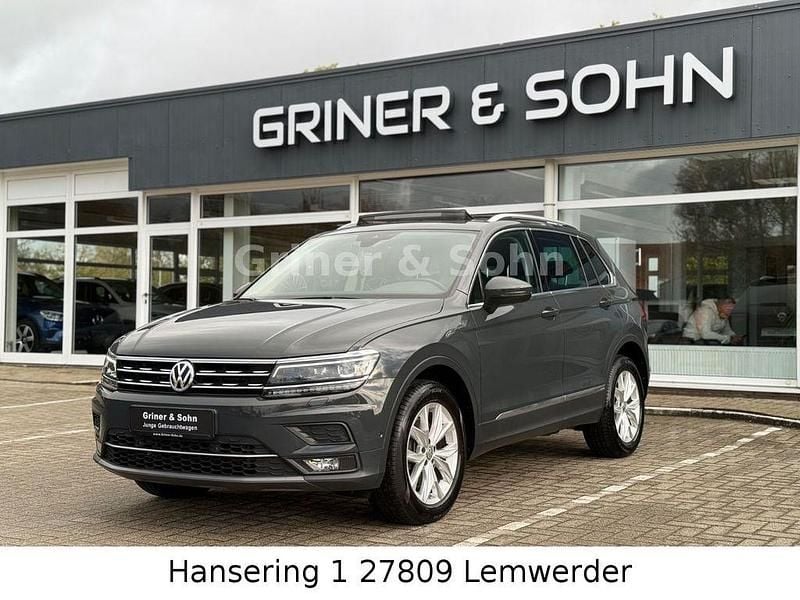 Grau Gebraucht 2020 VW Tiguan Highline SUV | 25.750 € (Superpreis) - Bild 1/4
