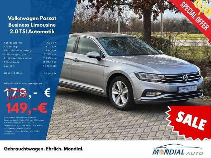 Usado VW Passat Business 190 HP (139 kW) 2021 Prateado Sedan