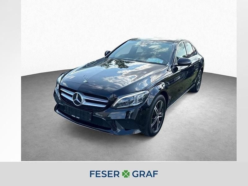 Schwarz Gebraucht 2020 Mercedes C400 Avantgarde Limousine | 29.990 € (Superpreis) - Bild 1/4
