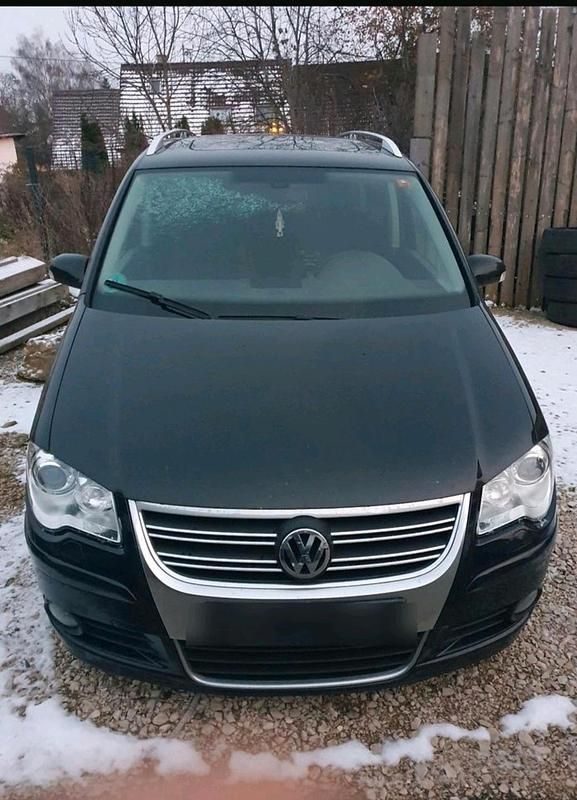 Gebraucht VW Touran Highline 170 PS (125 kW) 2008 Schwarz Van / Kleinbus