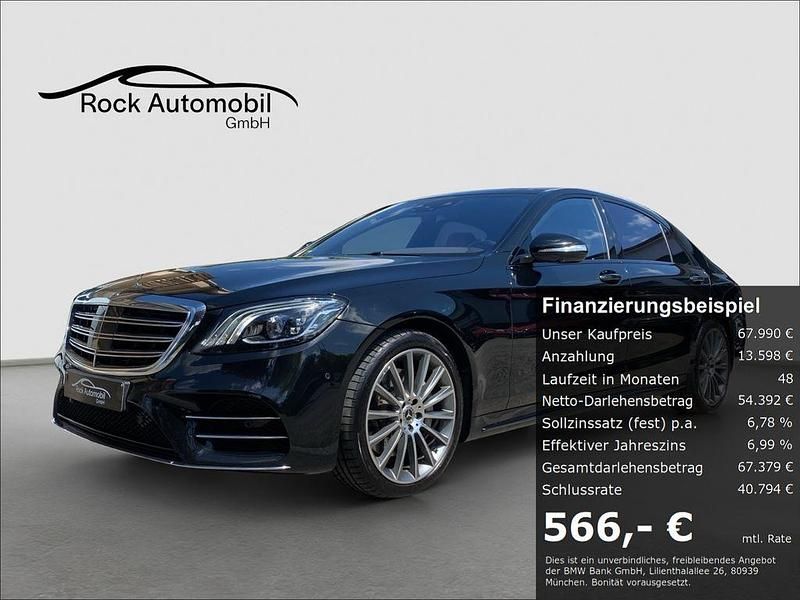 Schwarz Gebraucht 2019 Mercedes S400 AMG Limousine | 74.990 € - Bild 1/4