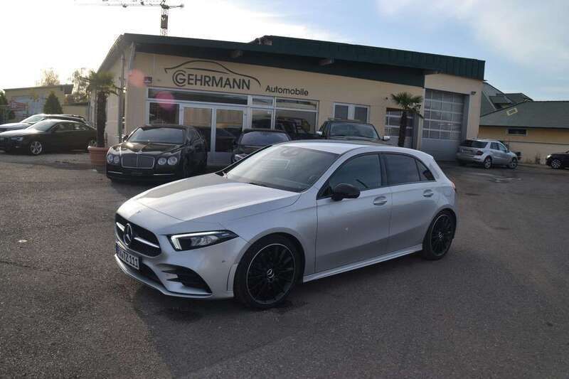 Iridiumsilber metalliclack Gebraucht 2019 Mercedes A250 AMG Kleinwagen | 24.750 € (Guter Preis) - Bild 1/4
