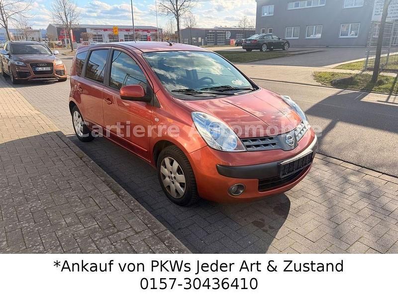 Second-hand Nissan Note Acenta 110 CP (80 kW) 2006 Portocaliu Hatchback