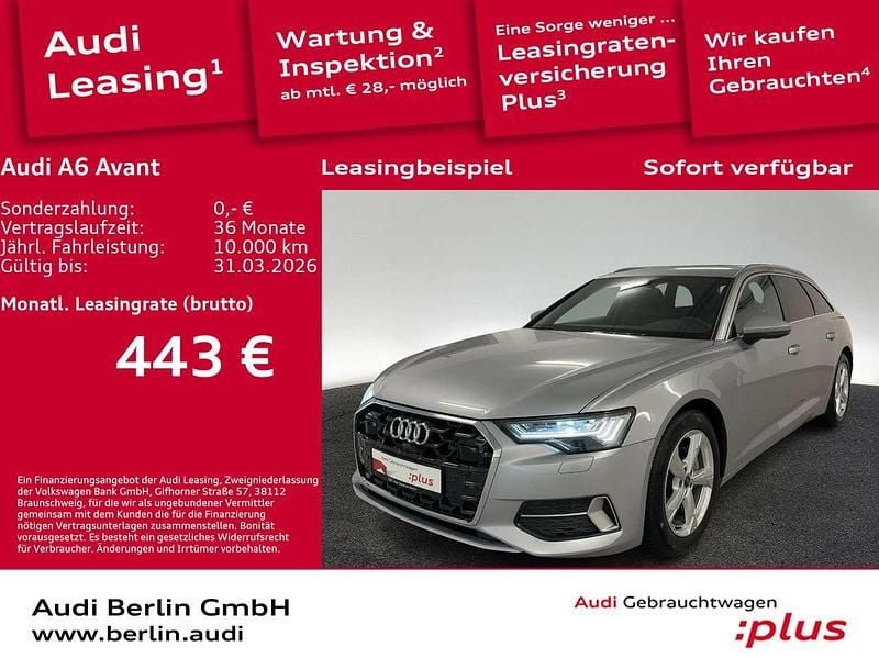 Gebraucht Audi A6 Advanced Plus 163 PS (119 kW) 2024 Florettsilber metallic Kombi