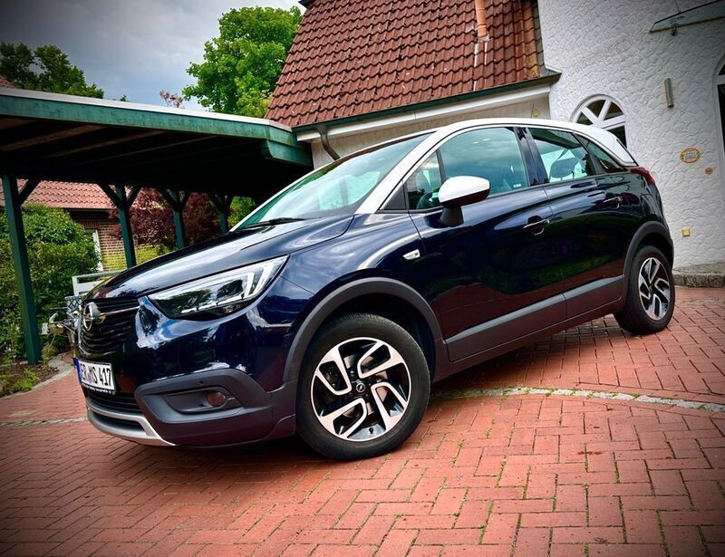 Blau Gebraucht 2018 Opel Crossland X SUV | 13.750 € (Guter Preis) - Bild 1/4