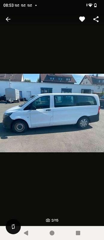 Weiß Gebraucht 2017 Mercedes Vito Van / Kleinbus | 10.000 € (Etwas zu teuer) - Bild 1/4