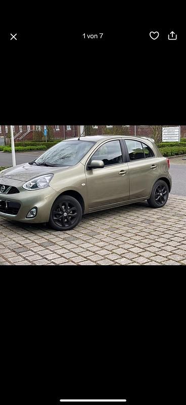 Gebraucht Nissan Micra 80 PS (58 kW) 2013 Grün Kleinwagen