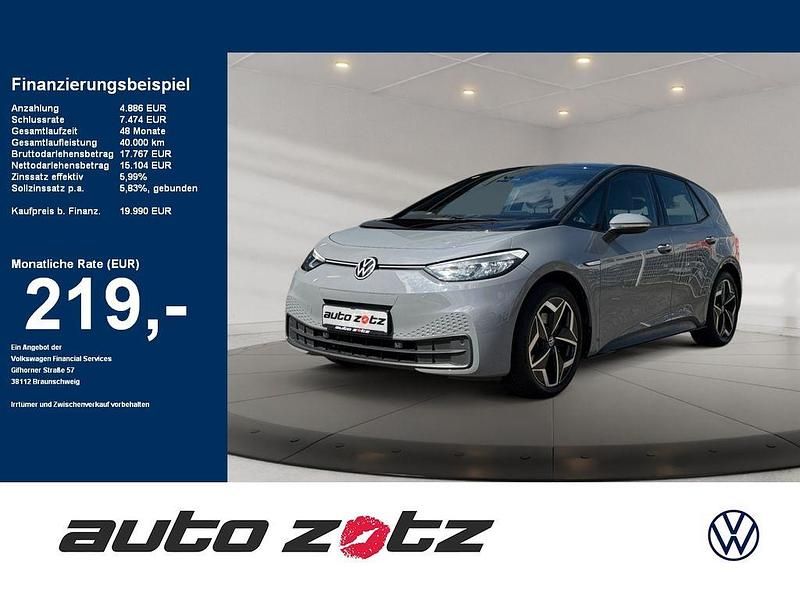 Schwarz Gebraucht 2021 VW ID.3 Pure Kleinwagen | 19.990 € (Fairer Preis) - Bild 1/4