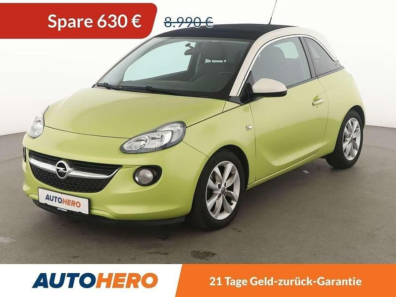 Grün Gebraucht 2015 Opel Adam Open Air Kleinwagen | 8.360 € (Fairer Preis) - Bild 1/3