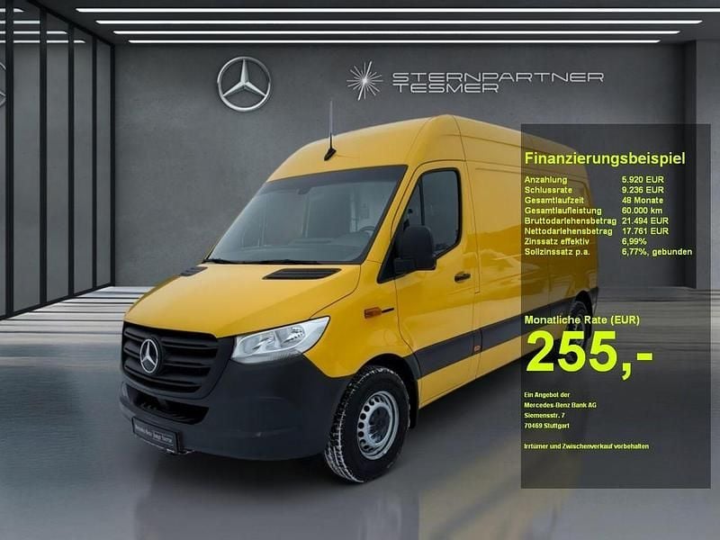 Gebraucht Mercedes Sprinter 85 kW (116 PS) 2022 Gelb Van
