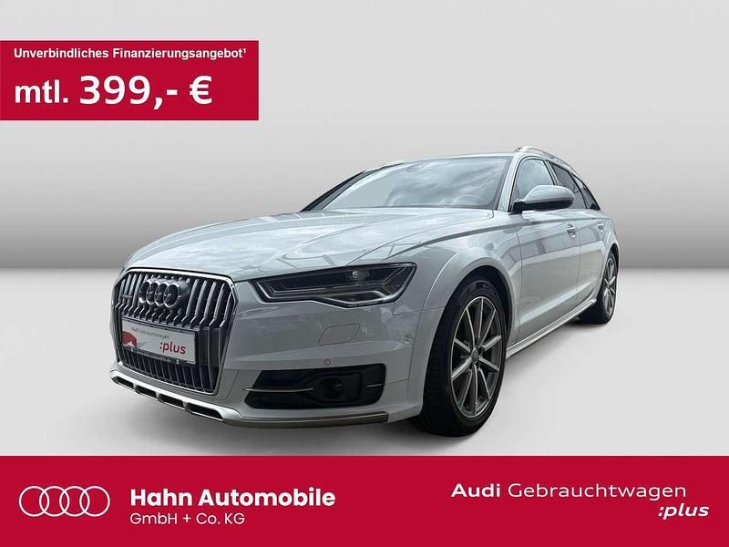 Gletscherweiss metallic Gebraucht 2018 Audi A6 Allroad Design Kombi | 27.730 € (Teuer) - Bild 1/3