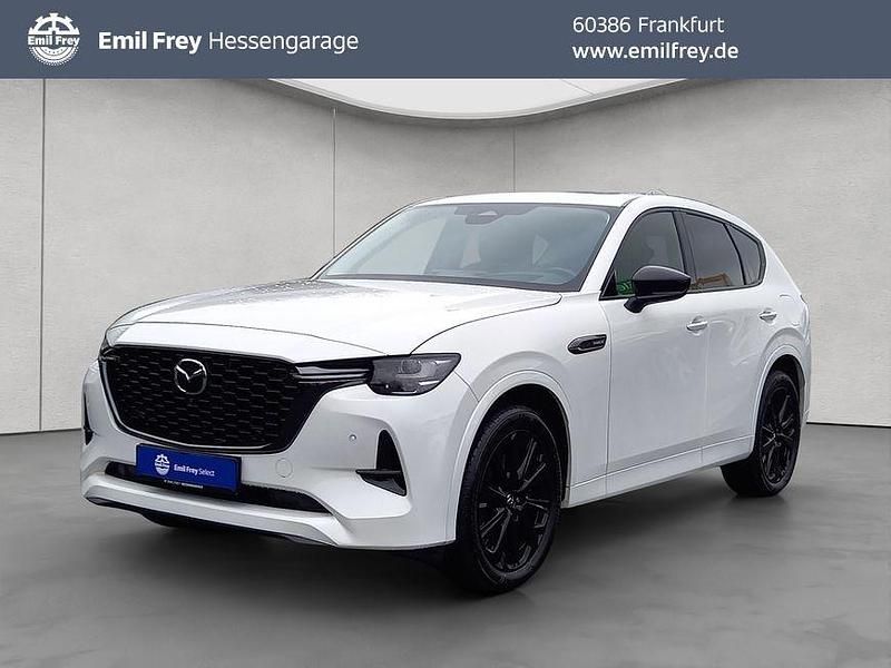 Rhodium white Gebraucht 2022 Mazda CX-60 Homura-Line SUV | 28.550 € - Bild 1/4