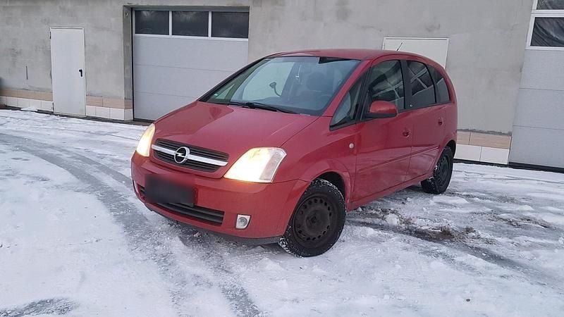 Rot Gebraucht 2004 Opel Meriva Van / Kleinbus | 400 € (Superpreis) - Bild 1/4
