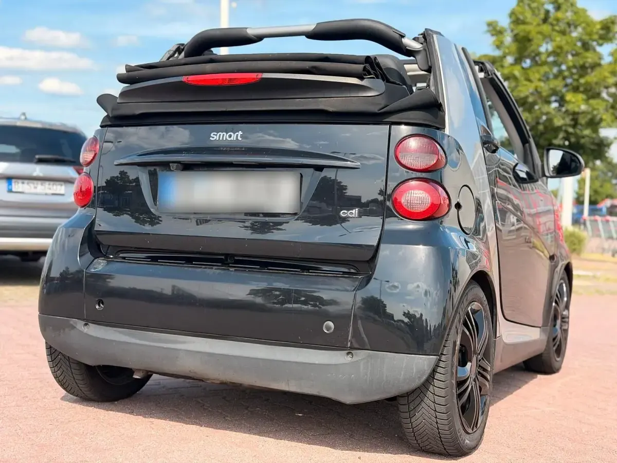 Gebraucht Smart ForTwo Cabrio 60 PS (44 kW) 2007 Schwarz Cabrio