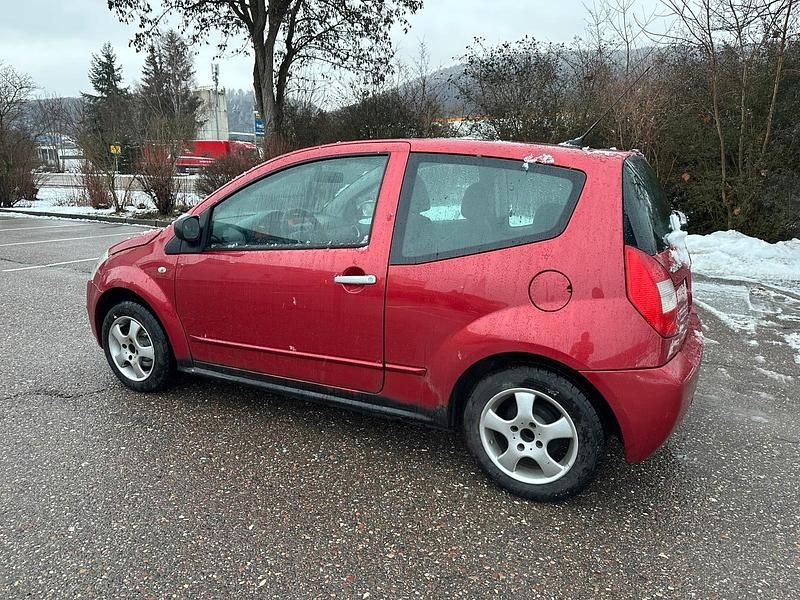 Gebraucht Citroën C2 60 PS (44 kW) 2008 Rot Kleinwagen