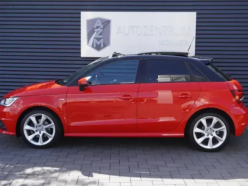 Gebraucht Audi A1 S-Line 125 PS (91 kW) 2017 Misanorot perleffekt metallic Kleinwagen