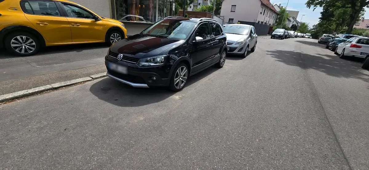 Gebraucht VW Polo Cross 85 PS (62 kW) 2010 Schwarz Kleinwagen