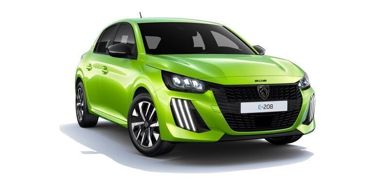 Gelb Neu 2025 Peugeot e-208 Style Kleinwagen | 31.916 € - Bild 1/4