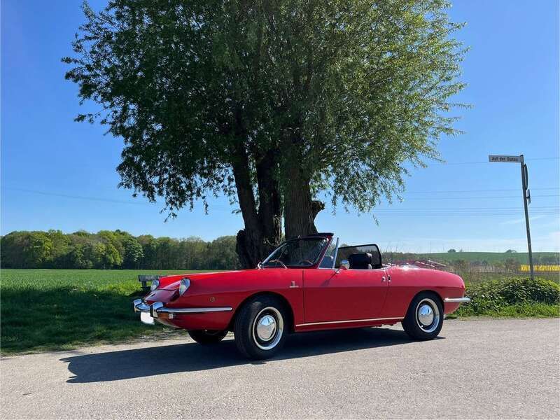 Rot Gebraucht 1971 Fiat 850 Sport Cabrio | 12.400 € - Bild 1/4