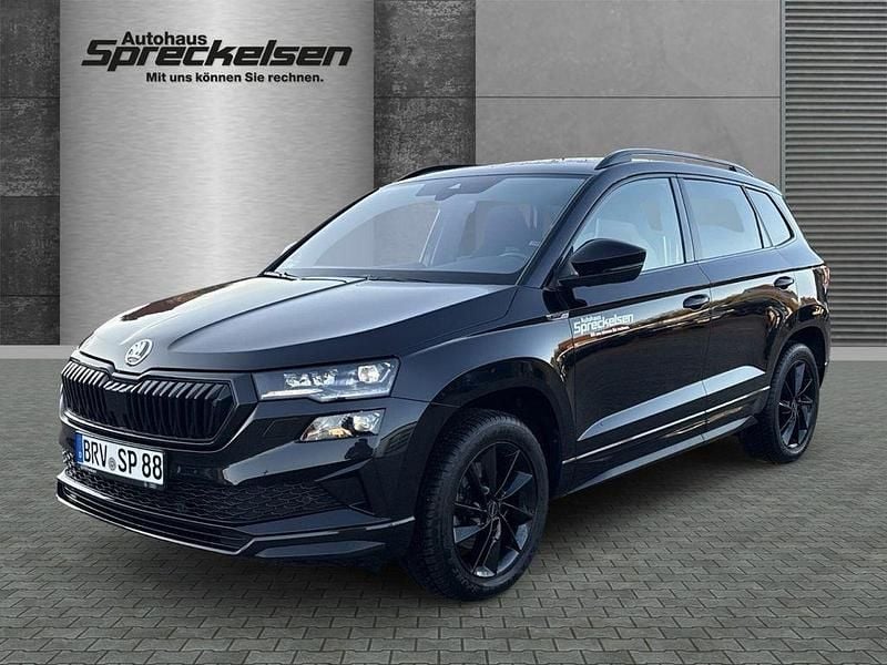 Schwarz Gebraucht 2024 Skoda Karoq SportLine SUV | 36.890 € (Etwas zu teuer) - Bild 1/4