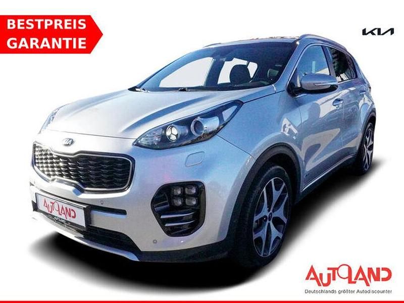 Silber Gebraucht 2016 Kia Sportage GT-Line SUV | 20.950 € (Teuer) - Bild 1/4