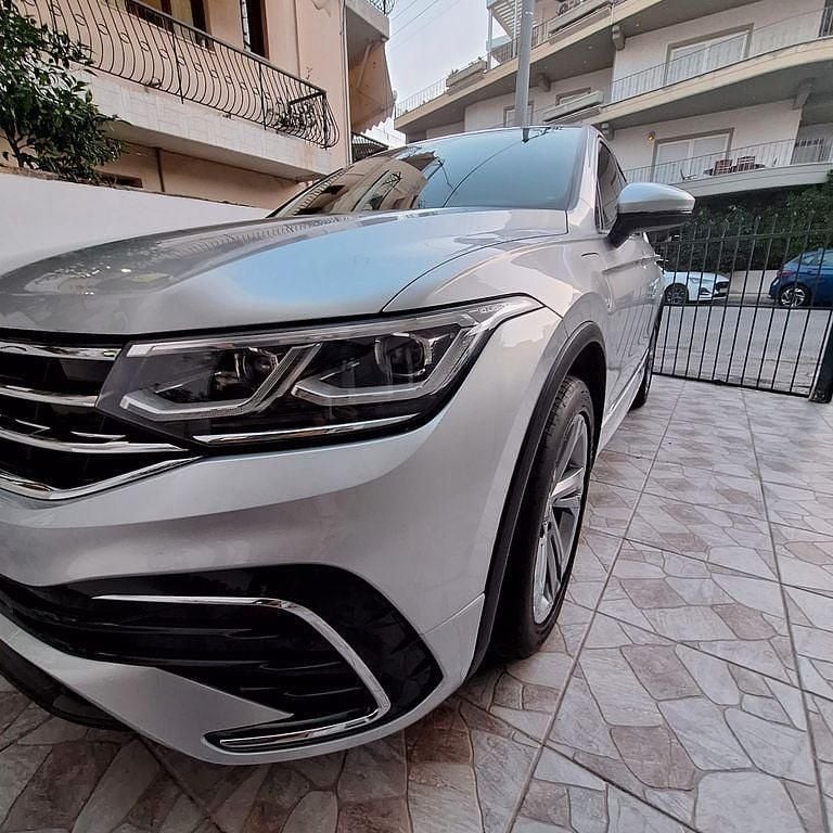 Silber Gebraucht 2021 VW Tiguan R-line SUV | 34.500 € (Fairer Preis) - Bild 1/4