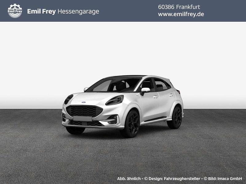 Frozen white Gebraucht 2021 Ford Puma Gen-E ST-Line SUV | 17.950 € (Superpreis) - Bild 1/4