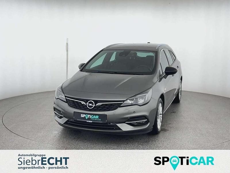 Grau Gebraucht 2021 Opel Astra Elegance Kombi | 16.489 € (Guter Preis) - Bild 1/4