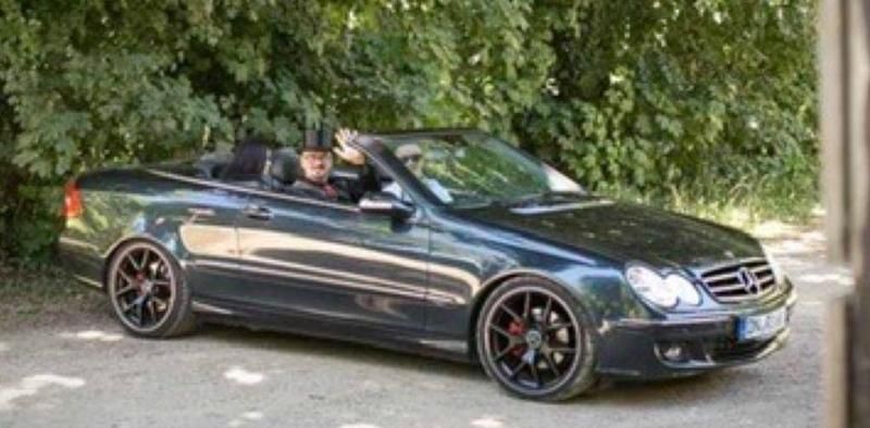 Gebraucht Mercedes CLK200 Avantgarde 163 PS (119 kW) 2005 Schwarz Cabrio