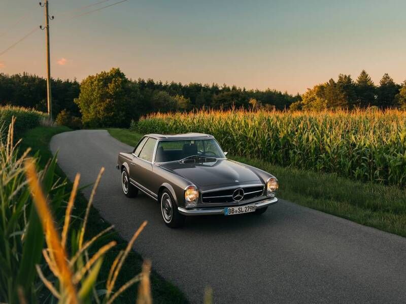 Anthrazitmetallic Gebraucht 1971 Mercedes SL280 Cabrio | 285.000 € - Bild 1/3