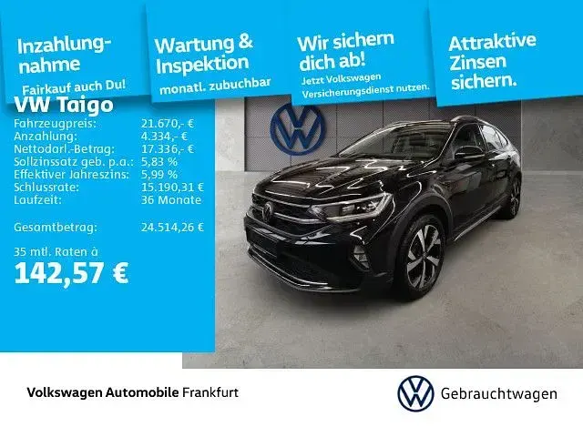 Gebraucht VW Taigo Style 116 PS (85 kW) 2024 Schwarz SUV