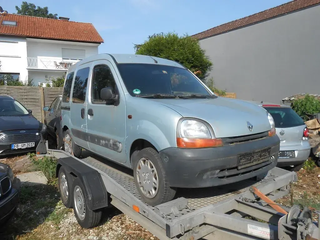 Gebraucht Renault Kangoo Basis 75 PS (55 kW) 2001 Grau Van / Kleinbus