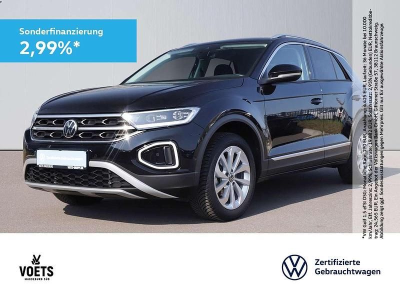 Schwarz Gebraucht 2024 VW T-Roc Style SUV | 27.480 € (Guter Preis) - Bild 1/4