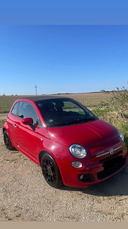 Rot Gebraucht 2014 Fiat 500S Cabrio | 9.500 € - Bild 1/4