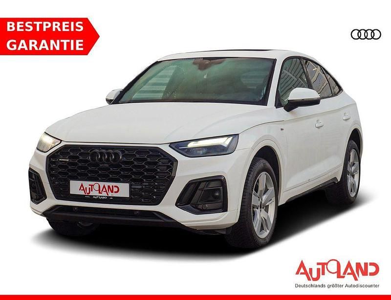 Ibisweissmet. (metallic) Gebraucht 2023 Audi Q5 Sportback S-Line SUV | 38.490 € (Superpreis) - Bild 1/4