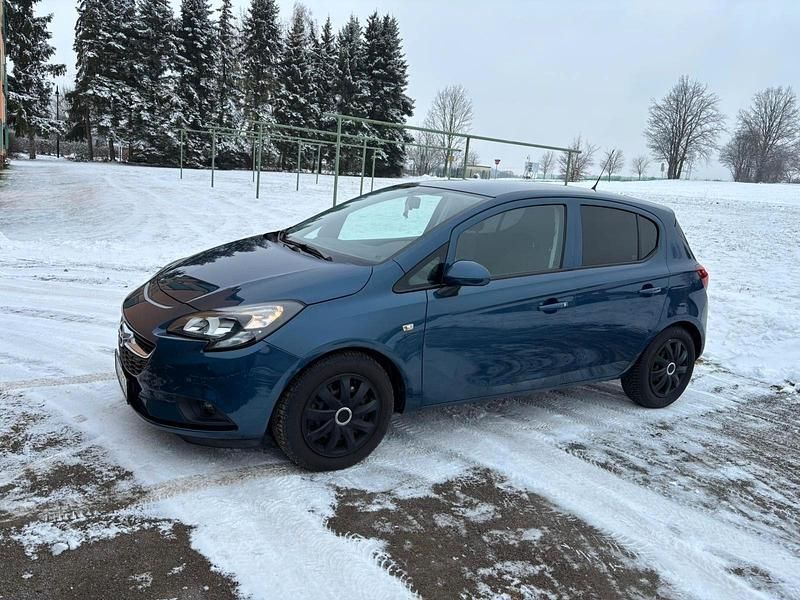 Gebraucht Opel Corsa Edition 101 PS (74 kW) 2015 Blau Kleinwagen