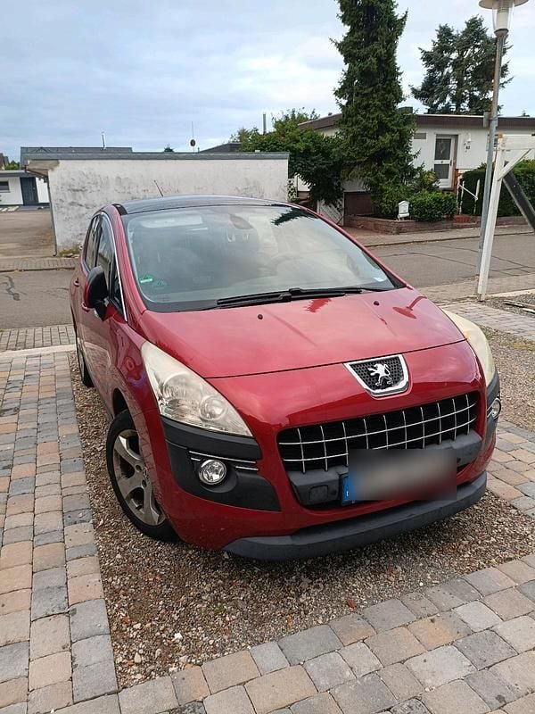 Rot Gebraucht 2009 Peugeot 3008 Limousine | 2.888 € (Superpreis) - Bild 1/4
