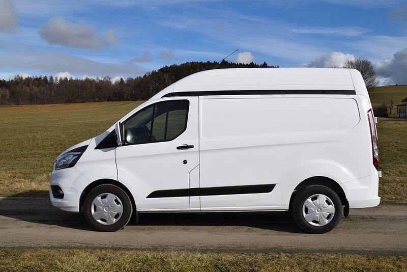 Gebraucht Ford Transit Custom Trend 131 PS (96 kW) 2021 Weiß Van / Kleinbus