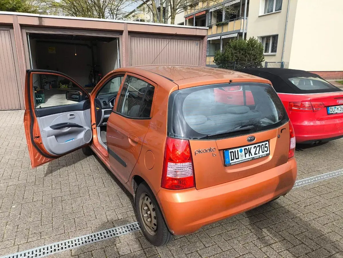 Gebraucht Kia Picanto EX 65 PS (47 kW) 2006 Orange Kleinwagen