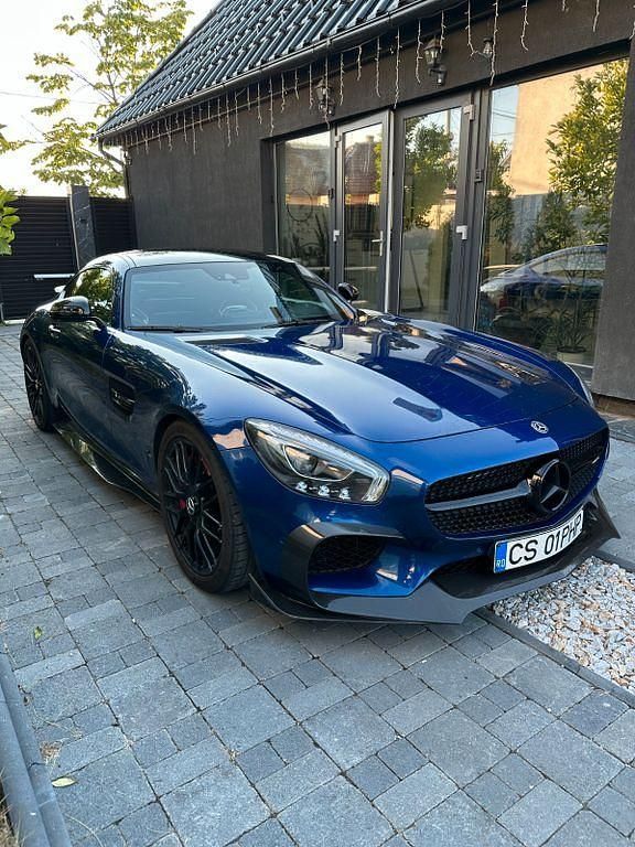 Blau Gebraucht 2016 Mercedes AMG GT S AMG Coupé | 77.999 € (Fairer Preis) - Bild 1/4