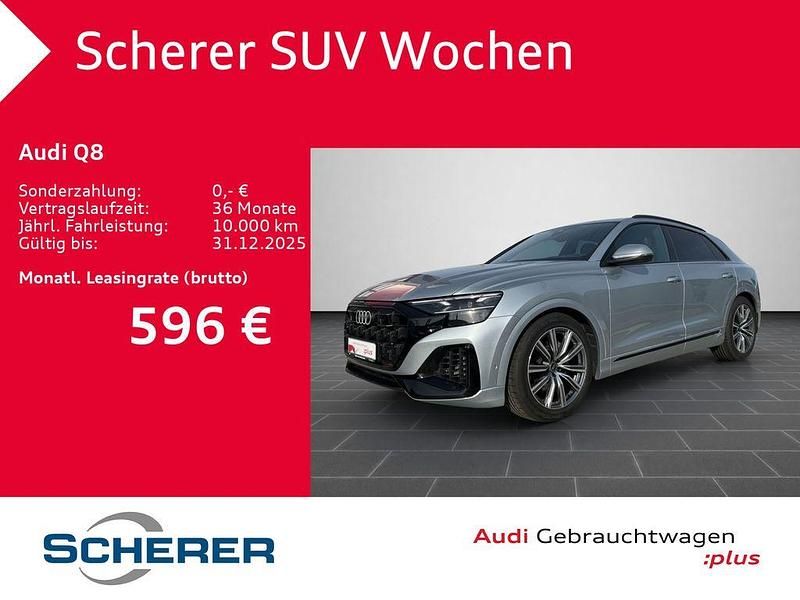 Satellitsilber metallic (metallic) Gebraucht 2025 Audi Q8 Design SUV | 68.450 € (Fairer Preis) - Bild 1/4